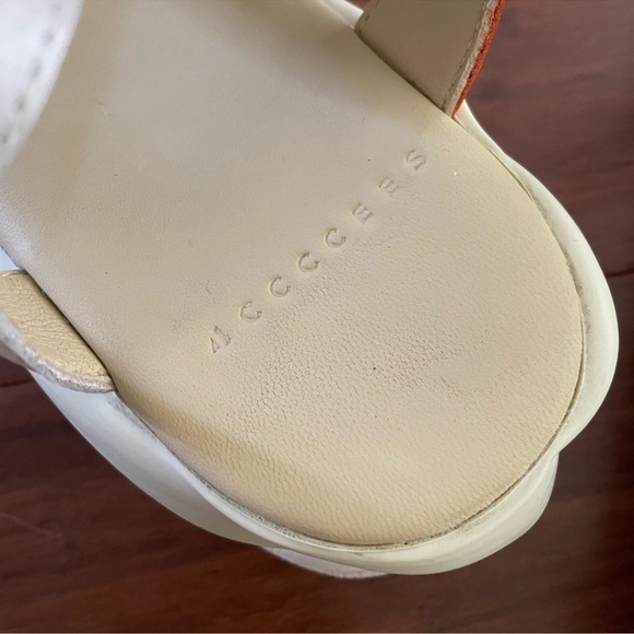 Anthropologie 4 CCCCEES Mellow Elan Velcro Platform Sport Sandals - Picture 8 of 10